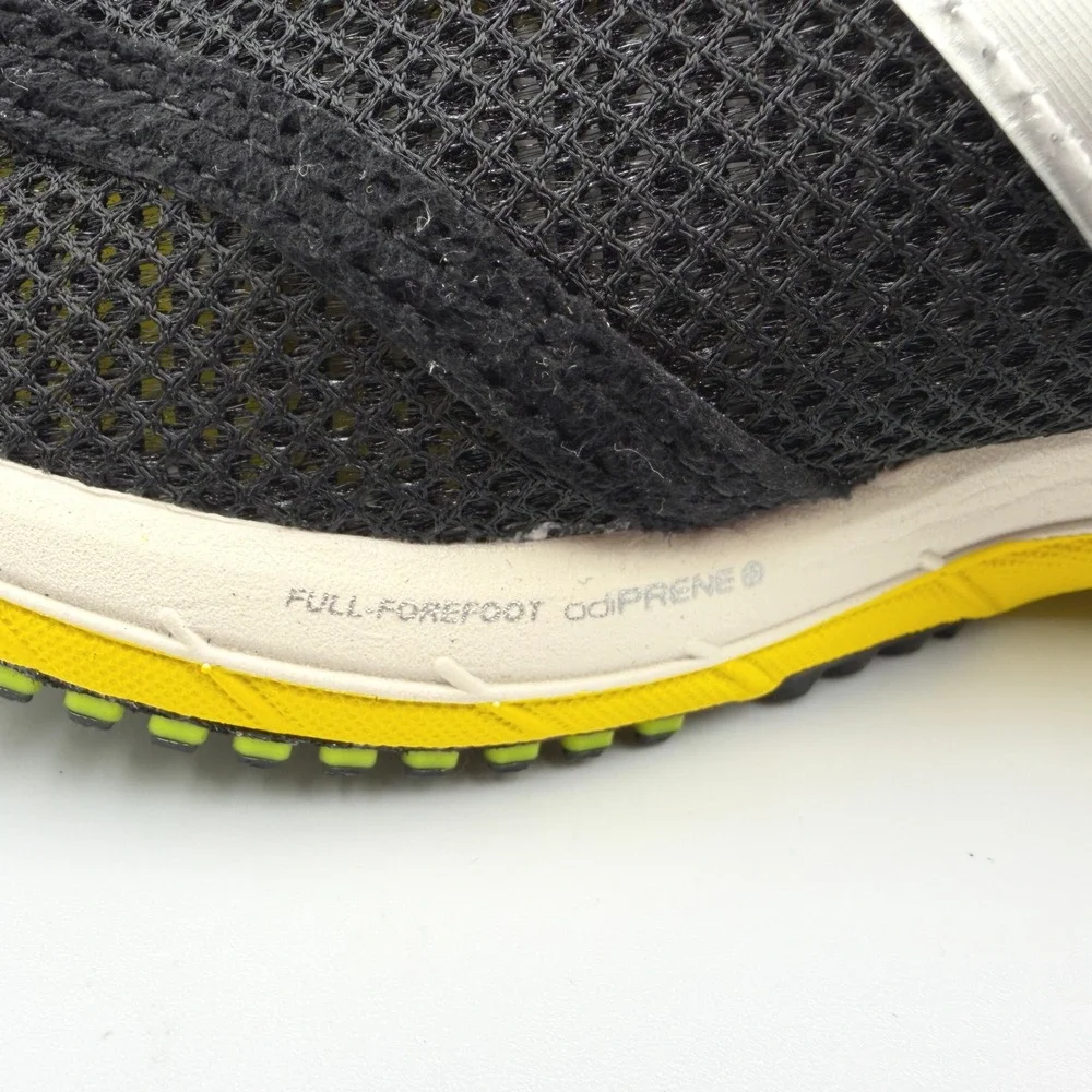 Adidas Adizero Adios OG Sneakers Women 7 Black Yellow JP7635 **NEW**